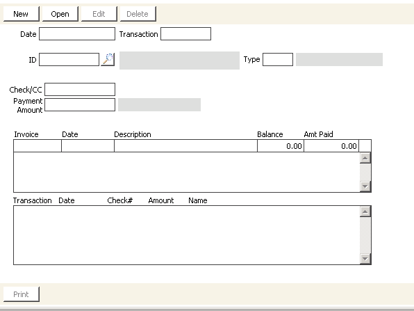 Desktop: AR/Cash > Enter and edit transactions > Cash receipts