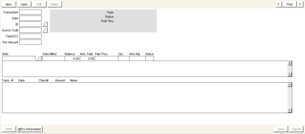 Desktop: Billing > Enter and edit payments.