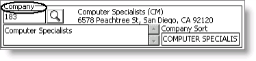 Example of Institute Type with the Company label assigned