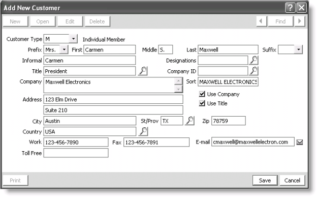 From Orders, select Enter and edit orders, enter an order, and click Add