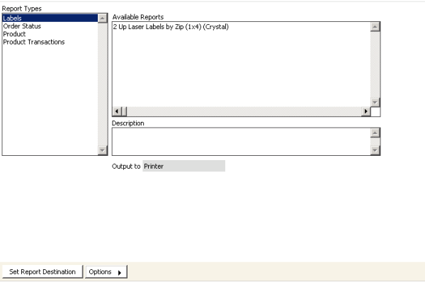 Desktop: Orders > Generate reports