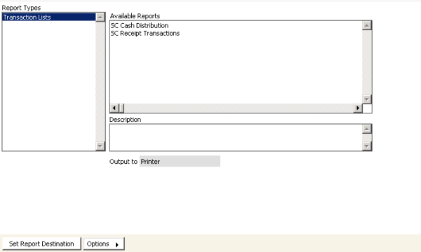 Desktop: Service Central > Generate reports