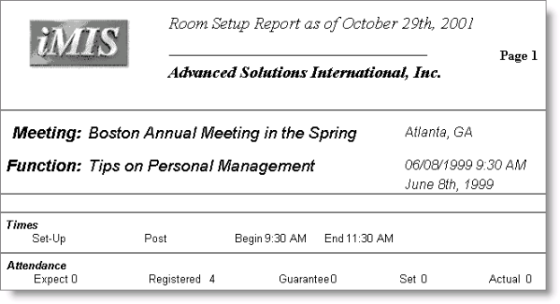 Desktop:  Events, select Define an event, double-click an event, double-click an event function, click More > Plan, and click Print