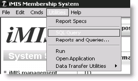 The Sys Mgmt. authorization controls menu access