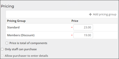 The Standard and Members (Discount) defined