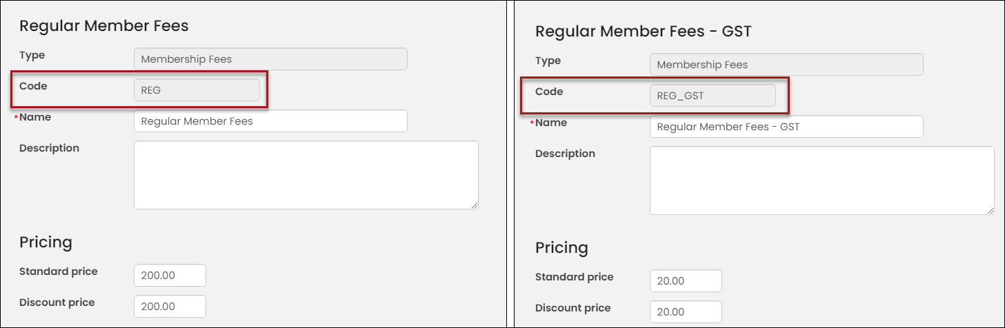 Creating a GST billing product