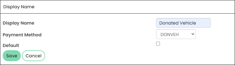 Adding payment method to paymet method set