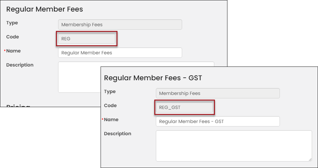 Creating a new product that ends with_GST