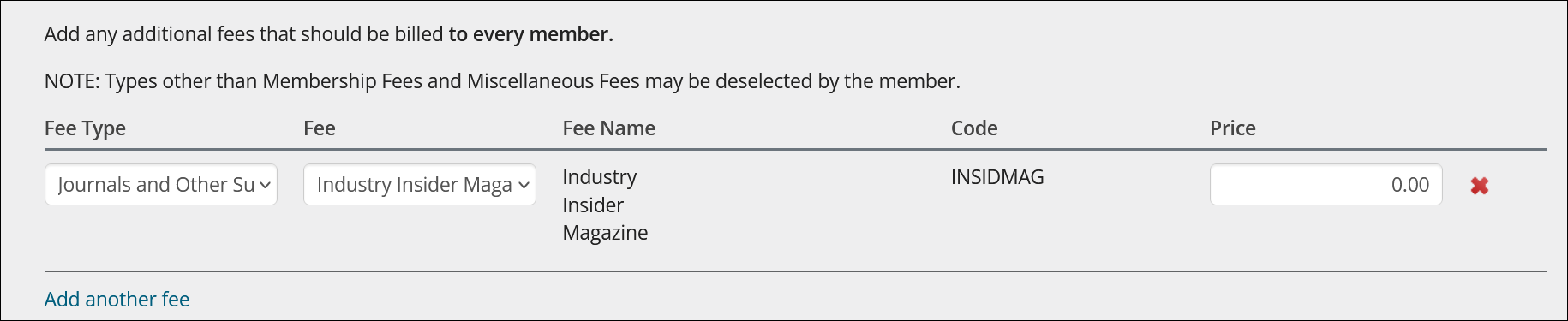 Defining optional and complementary products