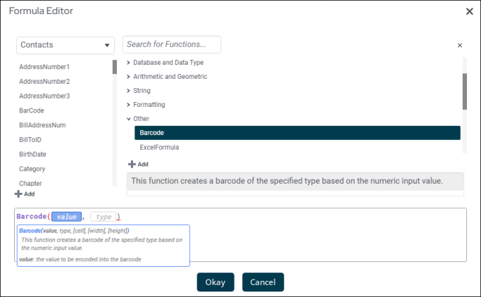 Searching for the barcode formula