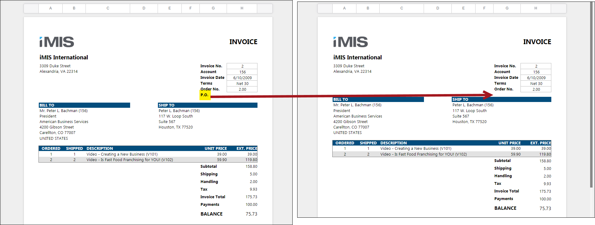 Hiding information in reports