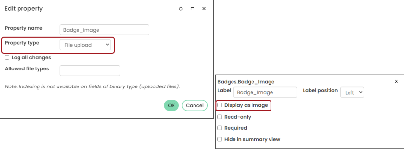 Viewing property types