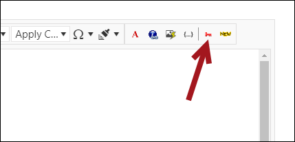 Viewing the Insert 'Members Only' Marker (toolbar button - red key)