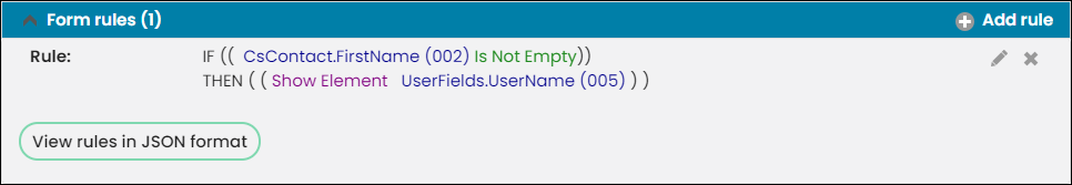 Understanding rules construction