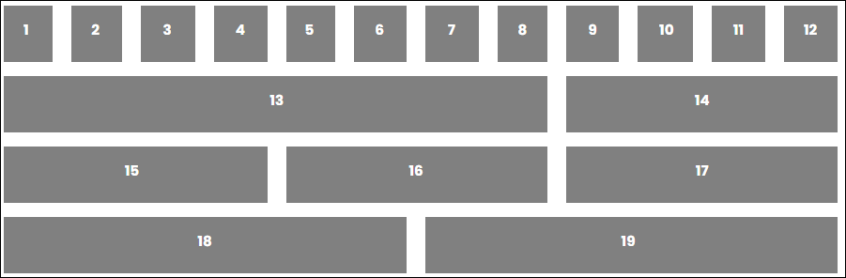 Viewing a complex layout example